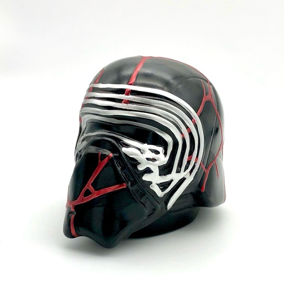 Custom Kylo Ren Helmet Kintsugi Ceramic Bank Star Wars The Rise Of Skywalker - Picture 1 of 17